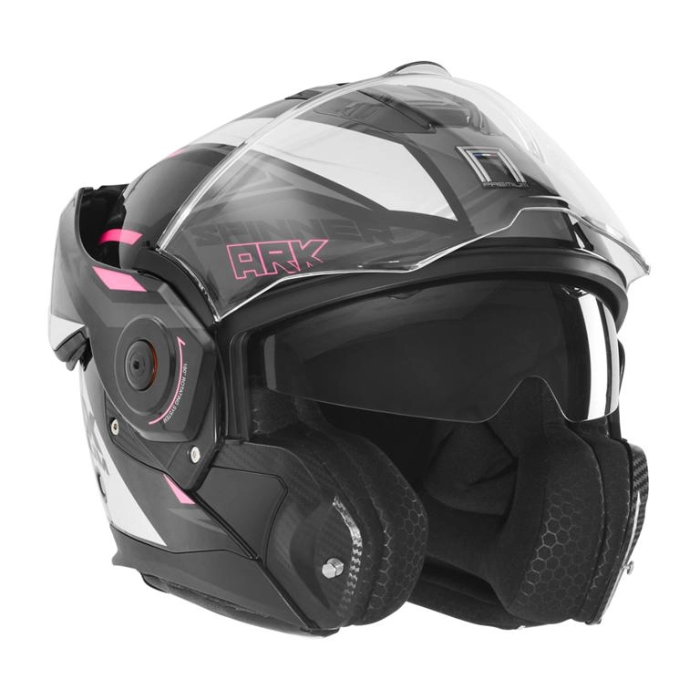 Шолом NOX Spinner Ark Black/White/Pink