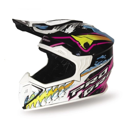 Шолом Progrip PG3009 Jurassic Junior White/Black/Pink