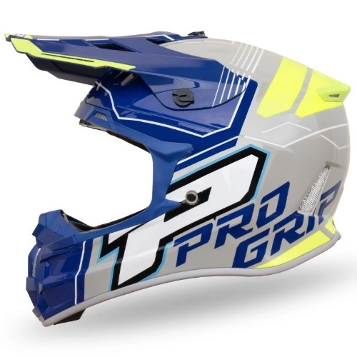 Шлем Progrip PG3080 Blue/Grey/Yellow