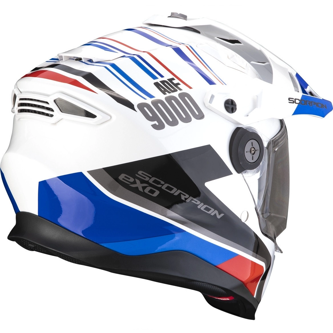 Шолом Scorpion ADF-9000 Air Desert White/Blue/Red