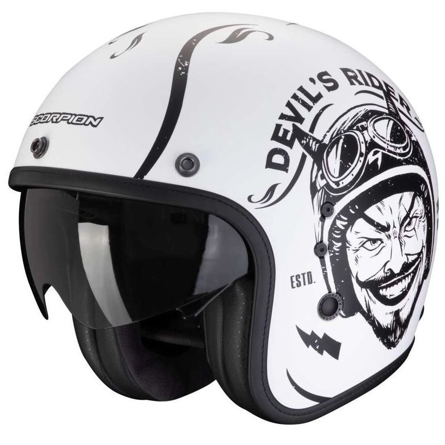 Шолом Scorpion Belfast Evo Romeo White/Black