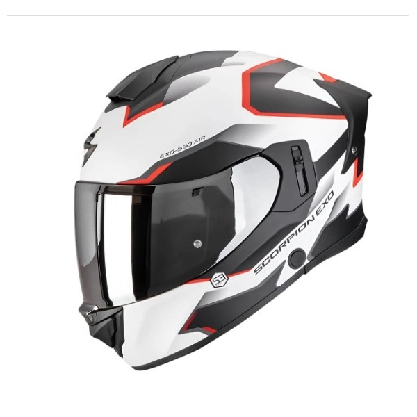 Шолом Scorpion Exo-530 Air Clip White/Black/Red