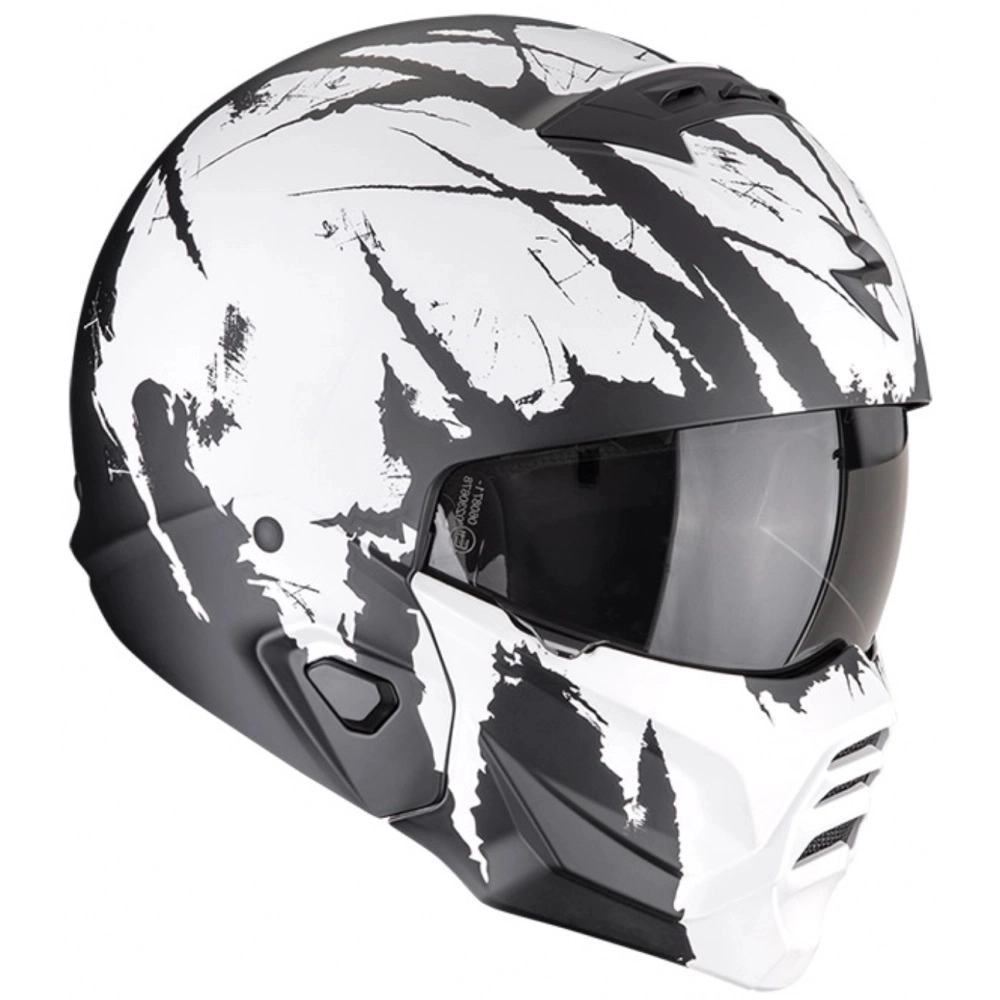 Шлем Scorpion Exo Combat II Marauder Black/White