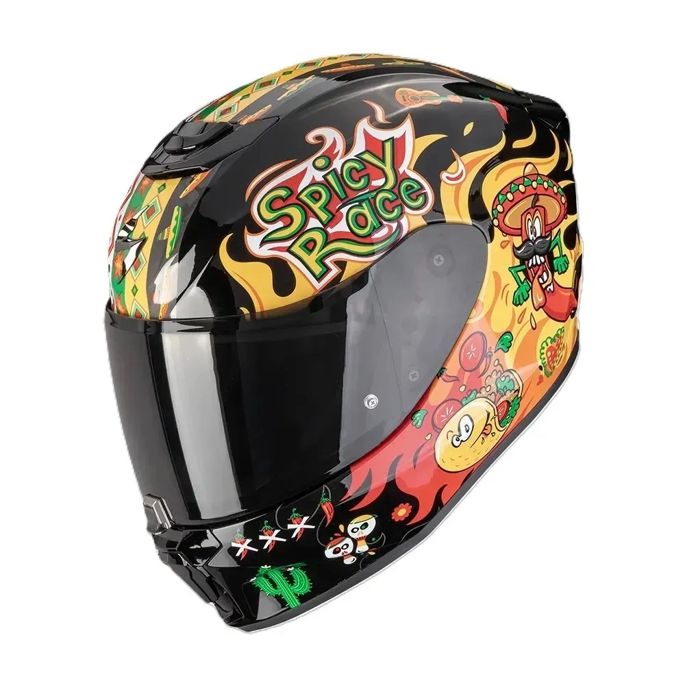Шолом Scorpion Exo Junior Air Yucatam Black/Yellow/Red