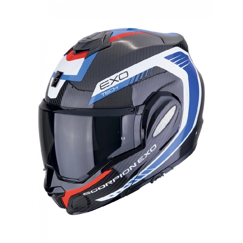 Шолом Scorpion Exo-Tech Cosy Carbon Black/Blue/Red