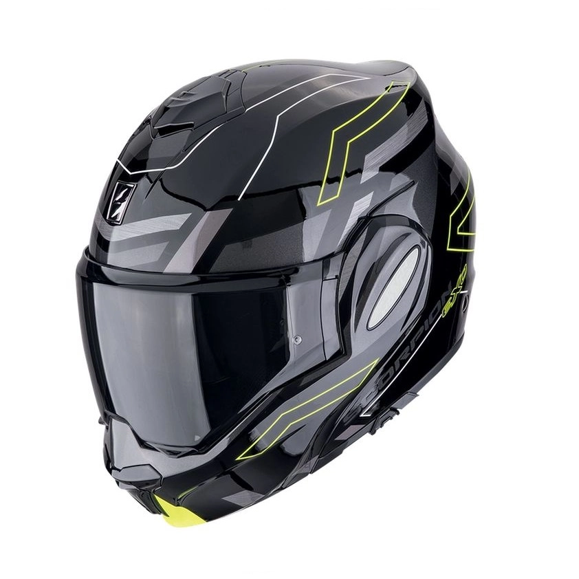 Шолом Scorpion Exo-Tech Evo Conquer Black/Yellow Neon