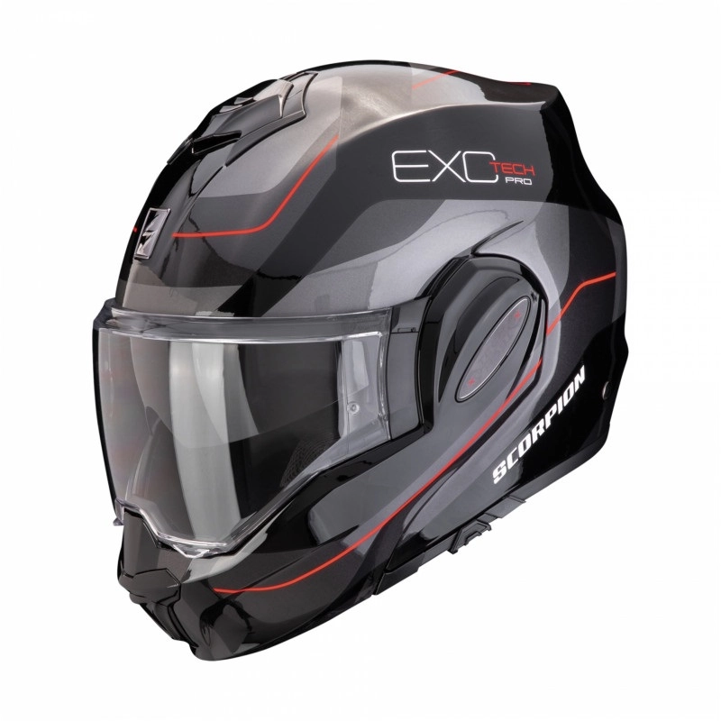 Шолом Scorpion Exo-Tech Pro Commuta Black/Silver/Red