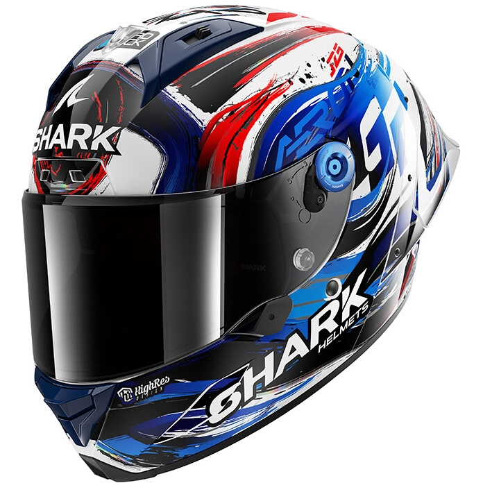 Шолом Shark Aeron GP Fim Racing #1 Blue/Red/White