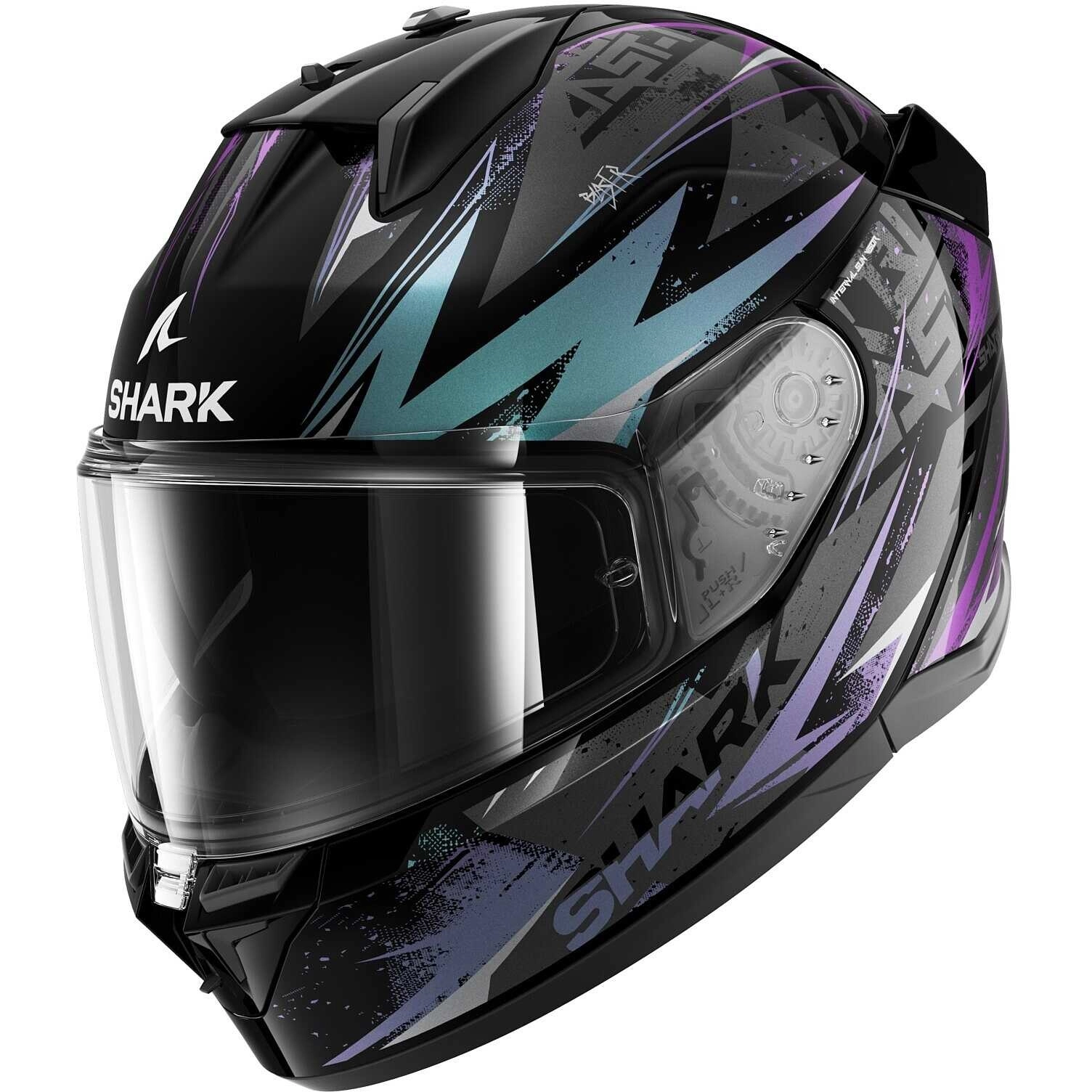 Шолом Shark D-Skwal 3 Blast-R Black/Purple