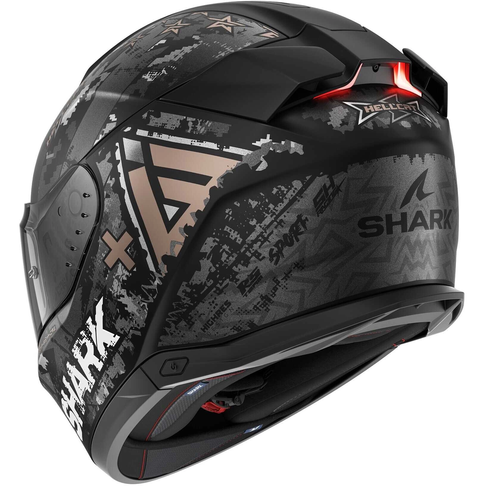 Шолом Shark Skwal i3 Hellcat Black Chrome Anthracite