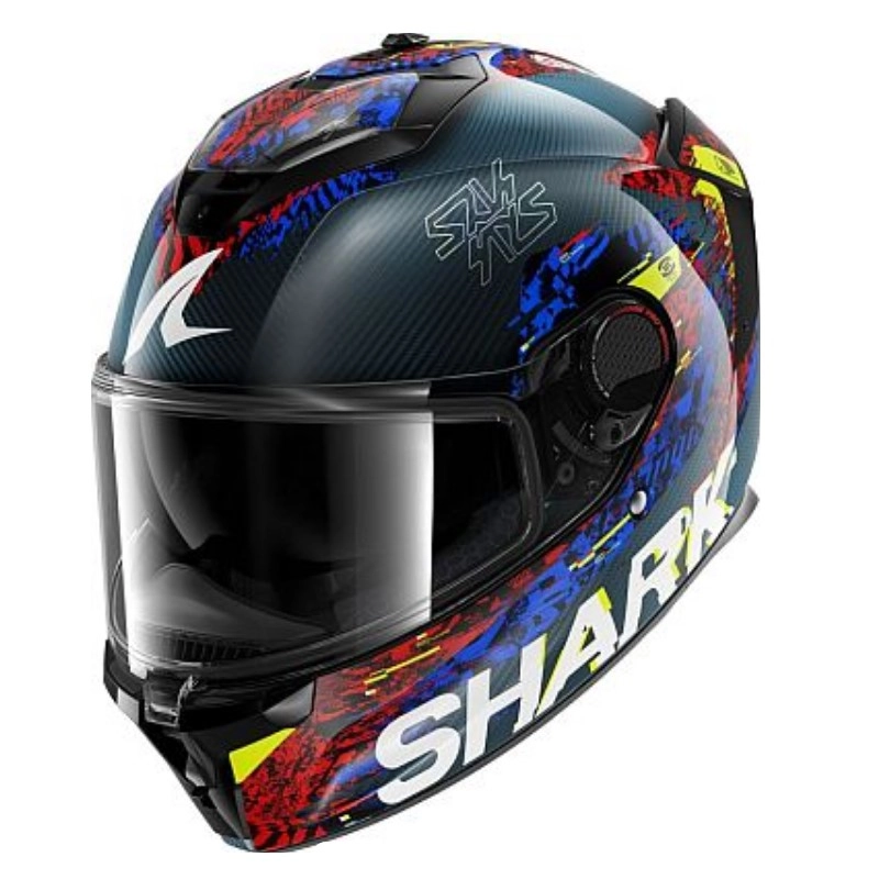 Шoлoм Shark Spartan GT Pro Carbon Speed-Vib Black/Red/Yellow