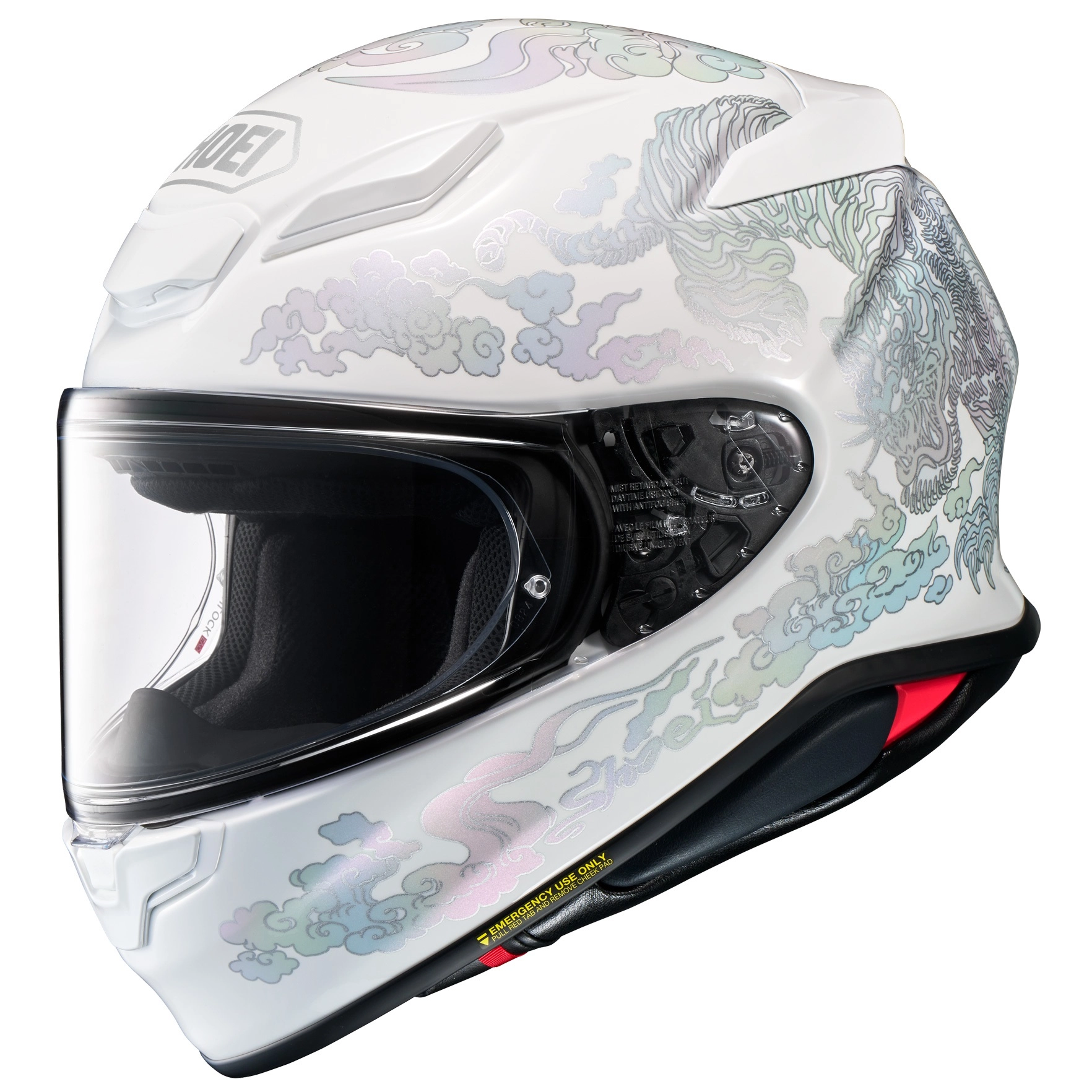 Шолом Shoei NXR2 Fearless TC-6 White/Silver