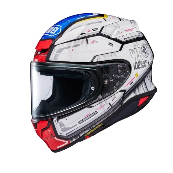 Шлем Shoei NXR2 Gundam White/Red/Blue