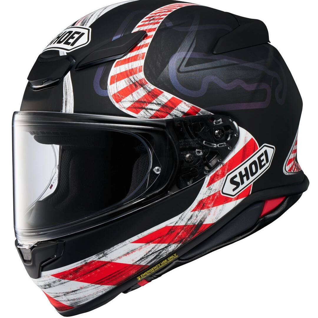 Шолом Shoei NXR2 Knee Down Black/Red/White