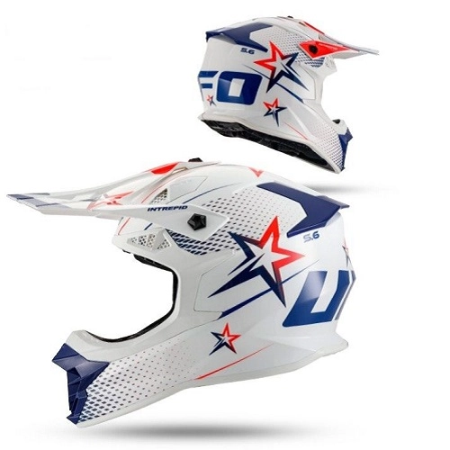 Шлем UFO Intrepid White/Red