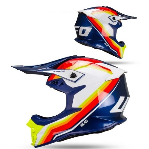Шлем UFO Intrepid Yellow/Blue