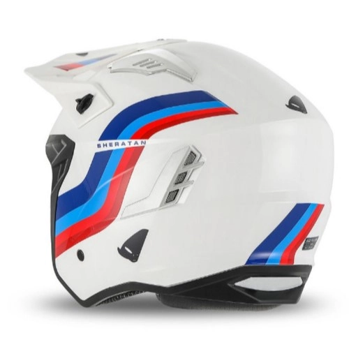 Шлем UFO Sheratan Jet Trial Blue/Red