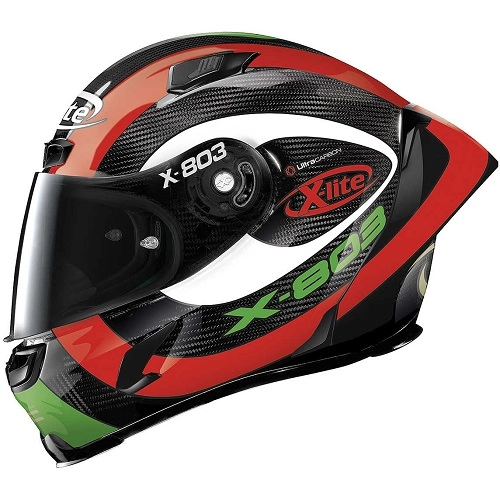 Шолом X-Lite X-803 RS Hattrick Carbon/White/Red