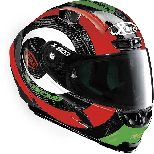 Шолом X-Lite X-803 RS Hattrick Carbon/White/Red