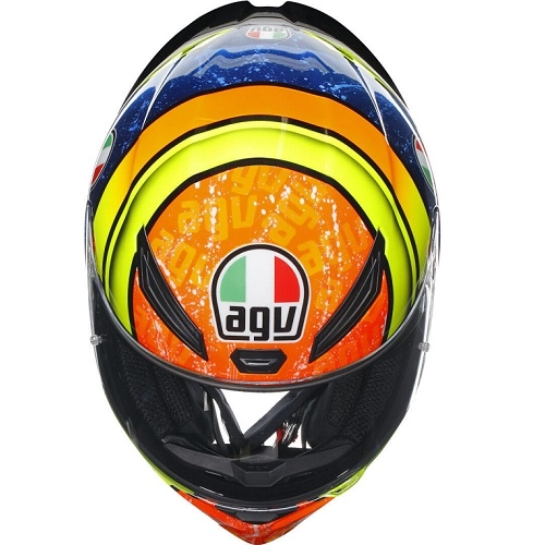 Шолом AGV K1 Izan Orange/Yellow/Blue