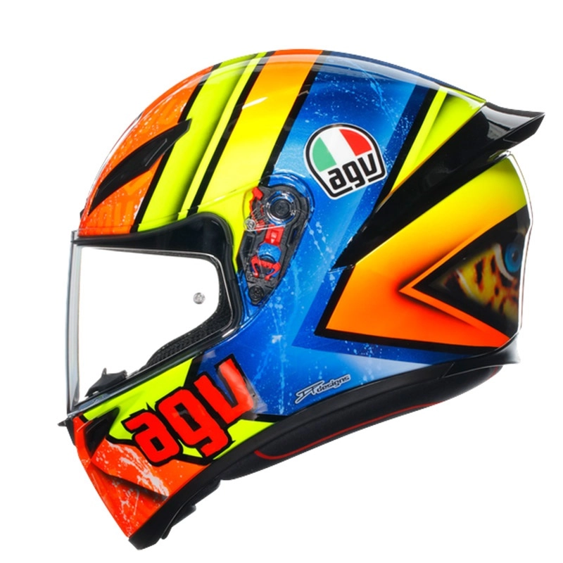Шолом AGV K1 Izan Orange/Yellow/Blue