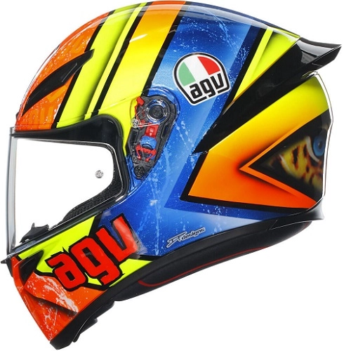 Шолом AGV K1 Izan Orange/Yellow/Blue
