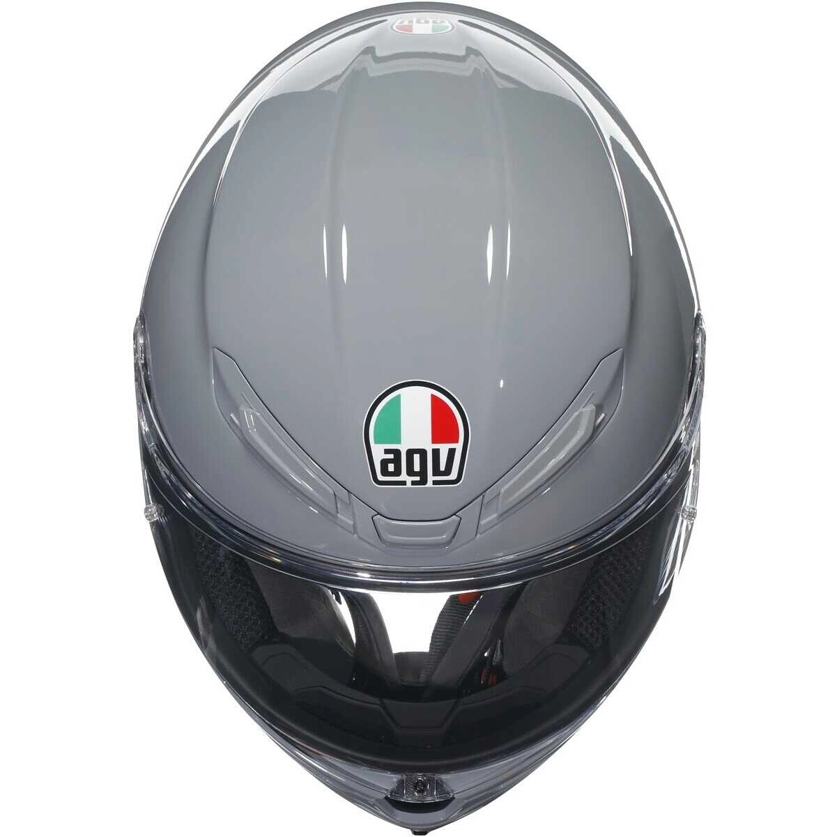 Шолом AGV K6 Grey Gloss