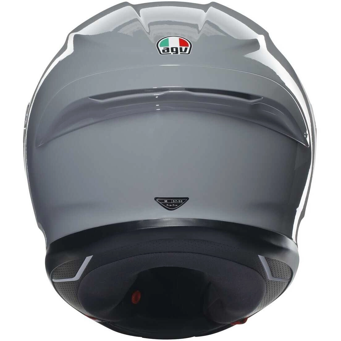 Шолом AGV K6 Grey Gloss