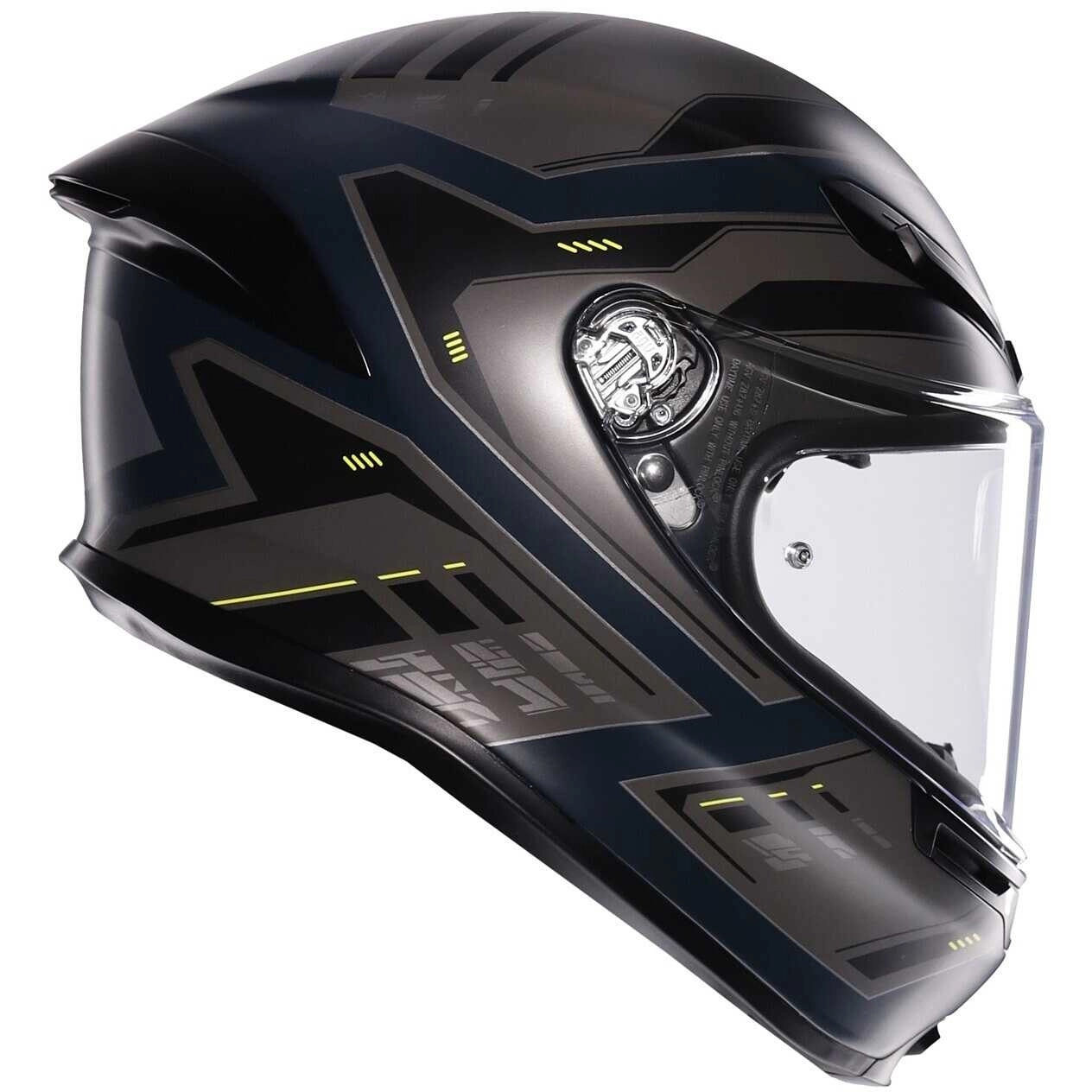 Шолом AGV K6 S Enhance Black/Brown