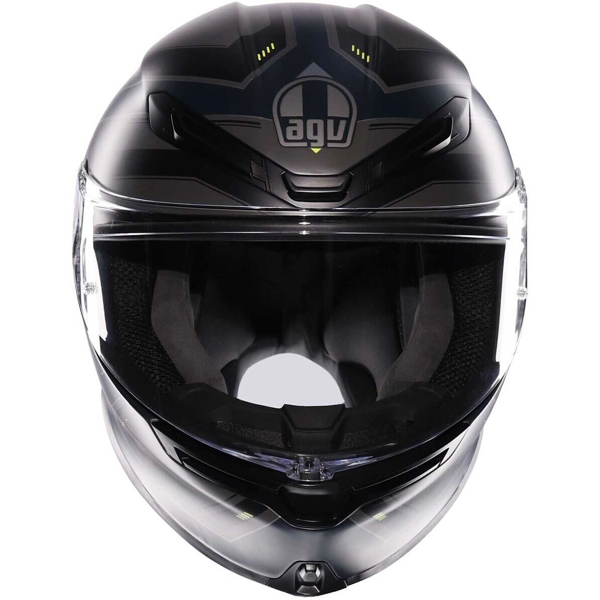 Шолом AGV K6 S Enhance Black/Brown