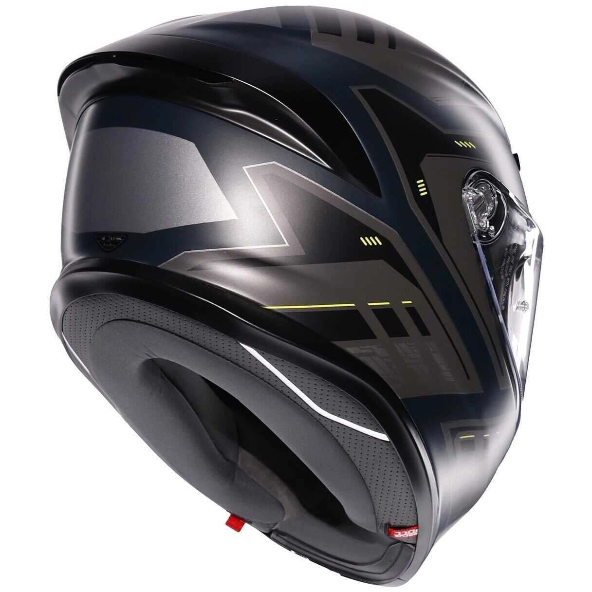 Шолом AGV K6 S Enhance Black/Brown
