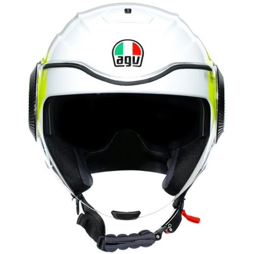 Шолом AGV Orbyt E2205 Sunset White/Yellow