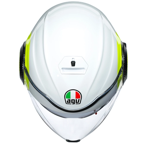 Шолом AGV Orbyt E2205 Sunset White/Yellow