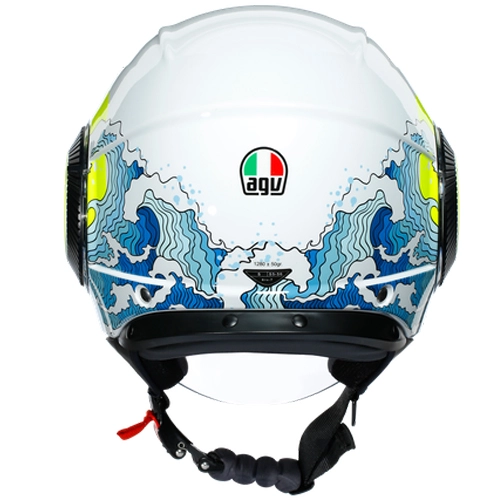 Шолом AGV Orbyt E2205 Sunset White/Yellow