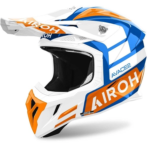 Шолом Airoh Aviator Ace 2 Sake White/Blue/Orange