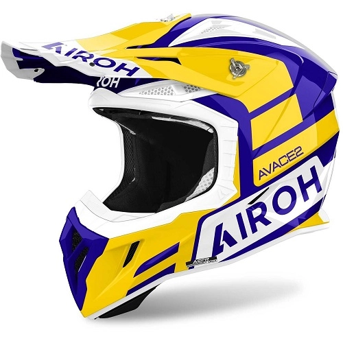 Шолом Airoh Aviator Ace 2 Sake White/Blue/Yellow