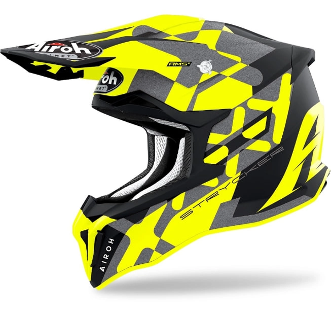 Шолом Airoh Strycker XXX Yellow Mat