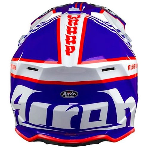 Шолом Airoh Wraap Broken Blue/Red Gloss