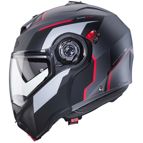 Шолом Caberg Duke EVO Move Grey/Black/Red