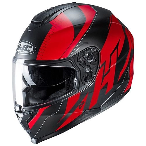 Шолом HJC C70 Boltas MC1SF Black/Red