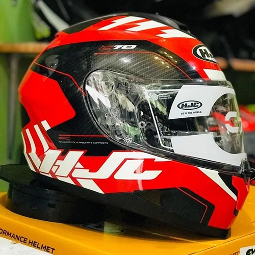 Шолом HJC C70 Koro MC1 Black/Red