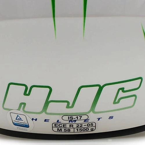 Шолом HJC IS17 Osiris MC4 White/Green