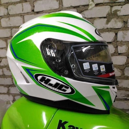 Шолом HJC IS17 Osiris MC4 White/Green