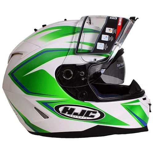 Шолом HJC IS17 Osiris MC4 White/Green