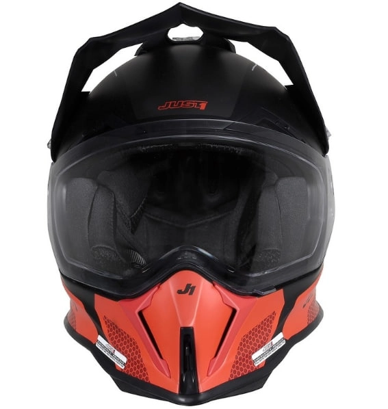 Шолом Just1 J14-F Elite Red/Black