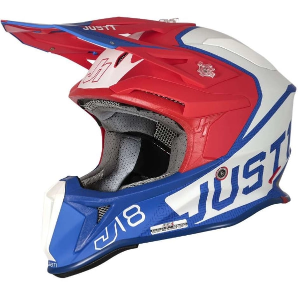 Шолом Just1 J18 Vertigo Blue/White/Red
