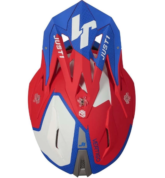 Шолом Just1 J18 Vertigo Blue/White/Red
