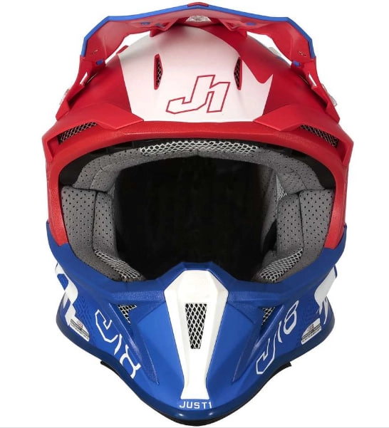 Шолом Just1 J18 Vertigo Blue/White/Red