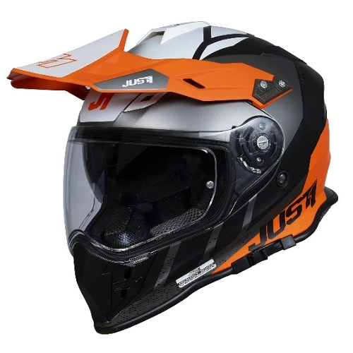 Шолом Just1 J34 Pro Outerspace Orange/Black