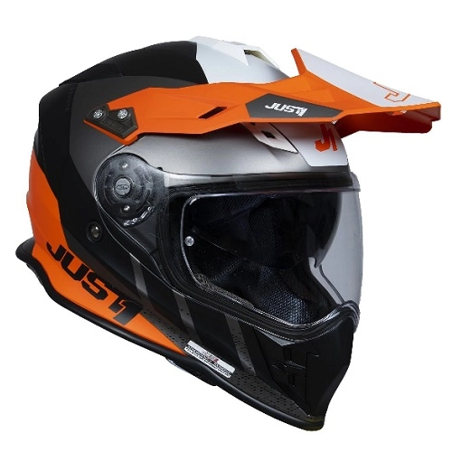 Шолом Just1 J34 Pro Outerspace Orange/Black